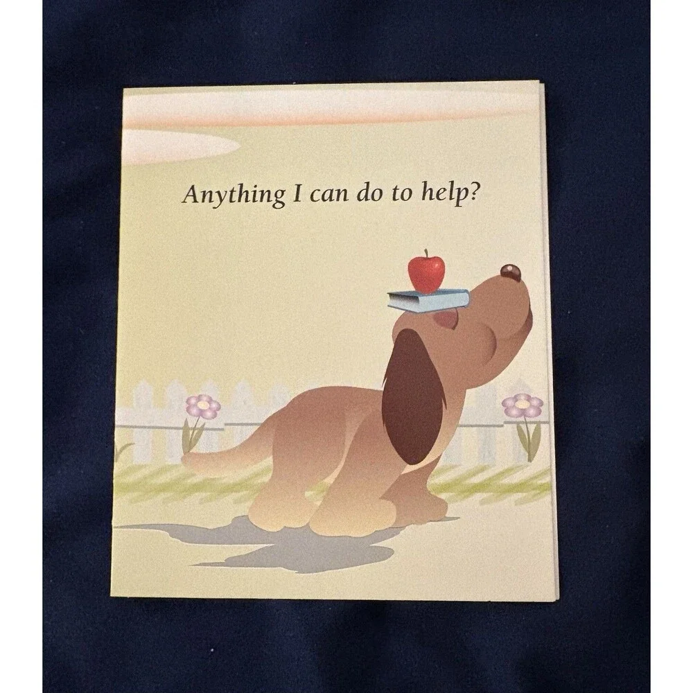 Support Card with White Envelope | Dog design by Habitat